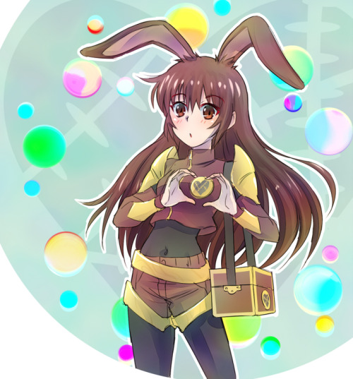 thekusabi:            Here I am a rabbit hearted girl. I must become a lion hearted girl. By いえすぱ 