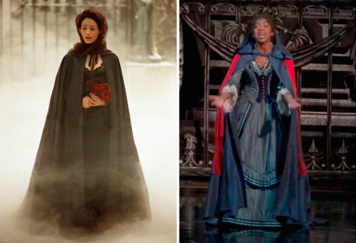 operafantomet:Christine Daaé’s wardrobe in: LEFT: The 2004 movie, as worn by Emmy Rossum (2004). Des