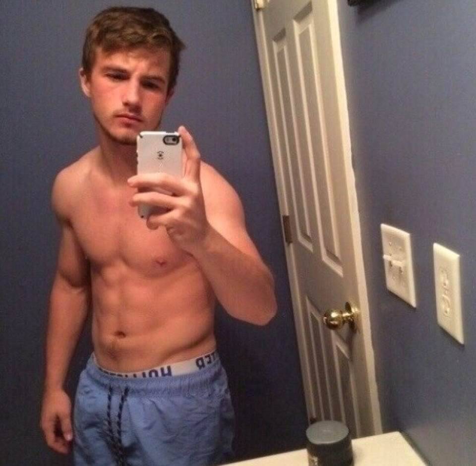 straightdudesnudes:  John is a sexy stud who whipped it out before I could even say