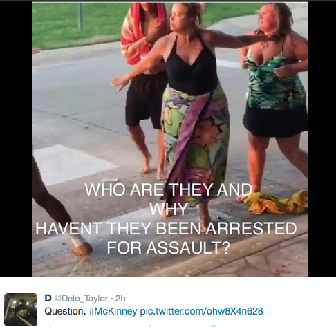 lifeworkfun:  “2 white grown ass women jumping on a black teenager RT @DivinelyPink: