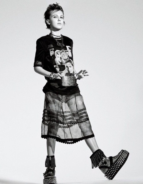 nancybyrs:millie bobby brown for interview magazine by mikael jansson