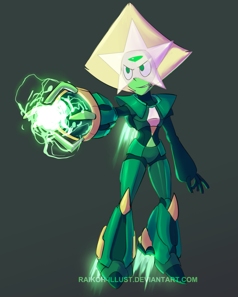 raikoh14: I knew I had to also made armored Peridot, and this one I decided to go