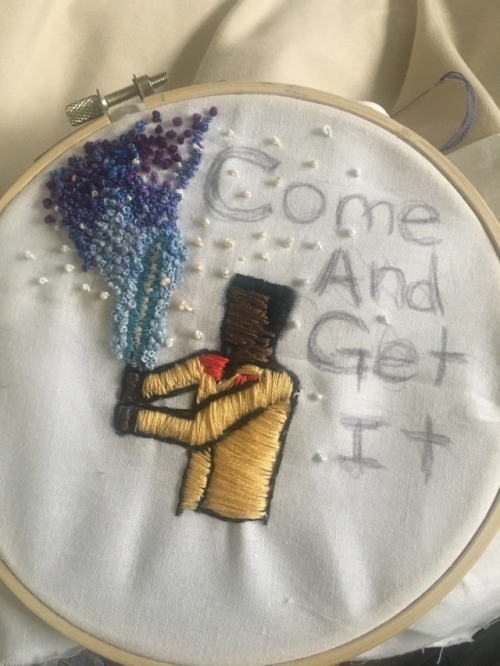 finn-is-a-jedi:So what’s the best way to learn how to French knot? Do it hundreds and hundreds of ti