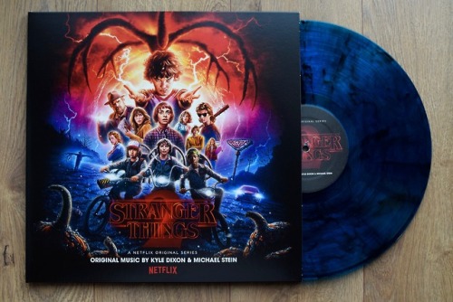 Stranger Things 2 // Original Soundtrack (Blue with Black Smoke/”Upside Down Inter-Dimensional Blue”