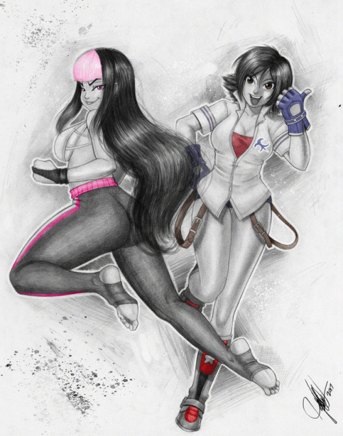 Porn Pics ninsegado91: todd-drawz:  Juri and Asuka