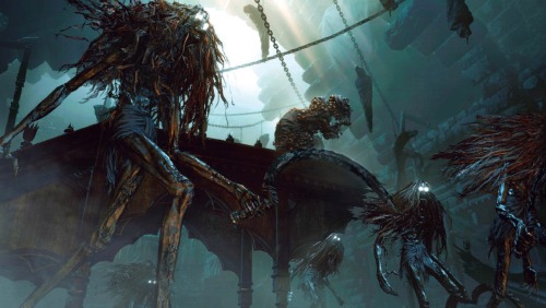 abyssgravelord:  lordranandbeyond:  New Bloodborne screenshots from Famitsu!  euphoric hats confirmed! 