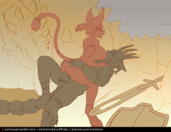 sarisweet:In the heat of battle (wip)  Patreon.com/Sarichow