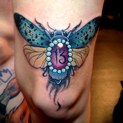 thievinggenius:  Tattoo done by Cree Mccahill.