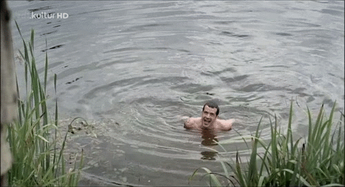 famousnudenaked:  Barnaby Metschurat ~ Frontal ~ Lenz (2009) pt. 3 