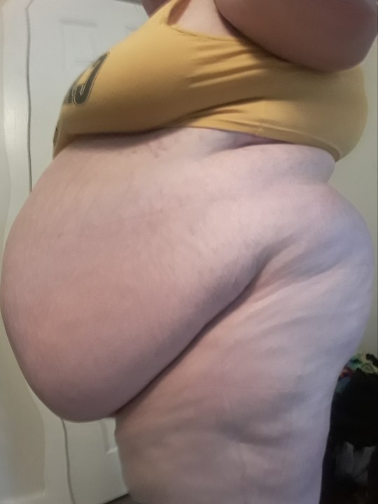 Porn Pics bbwstonerr:A big tummy update bigger and