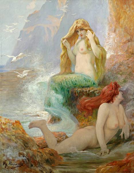 enchantedsleeper:Mermaids, Henry Perrault