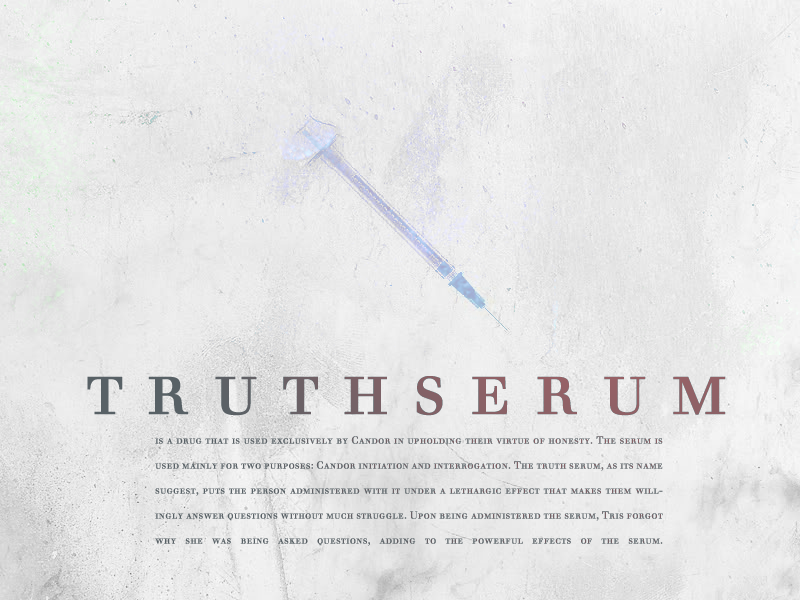 until-youbreak:  Serum is the liquid used to induce illusions known as simulations.