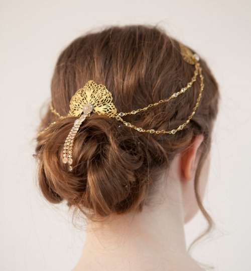 sosuperawesome:  Headpieces / Shoulder Necklaces  Rose Red Rose White on Etsy See our #Etsy or #Hair