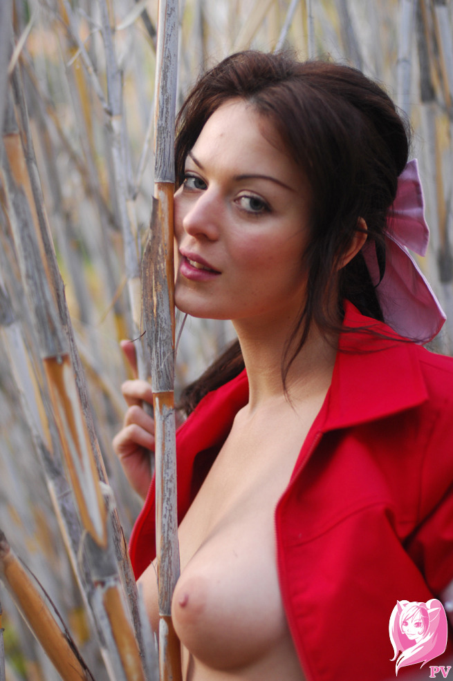 nerdynakedgirls:  Aerith Preview Pic 2 by PixelVixens 