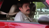 seedy:  awkward eye contact with people in the car next to yours at a red light   