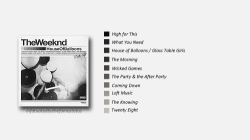 infatuatedbythefamestatus:    The Weeknd albums   color palette track listings (x)