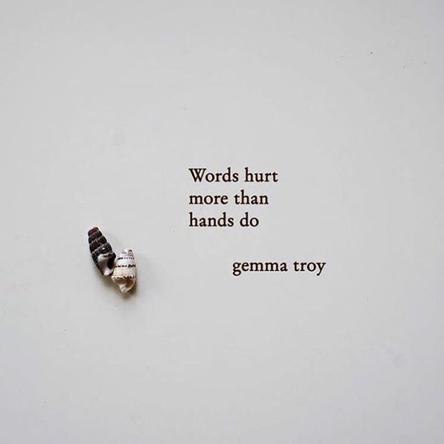 Words hurt more —via http://ift.tt/2eY7hg4 – @quotesndnotes on 