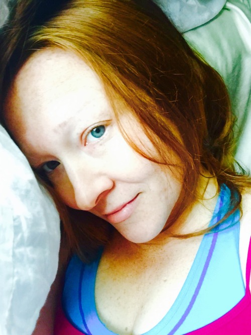 thatportlandredhead: Another bare face photo No make up No filter Morning sunlight  Sunday goodnight