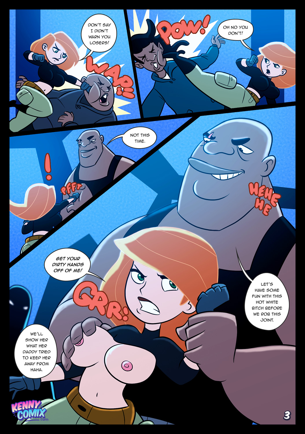 Kim Possible: The Plot Drakkens P.1 - Page 3Art: Risketcher / Story: KennycomixSupport