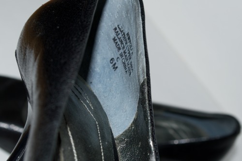 These use to be silver and black and read Nine West on them.Up on eBay.[http://www.ebay.com/itm/1517