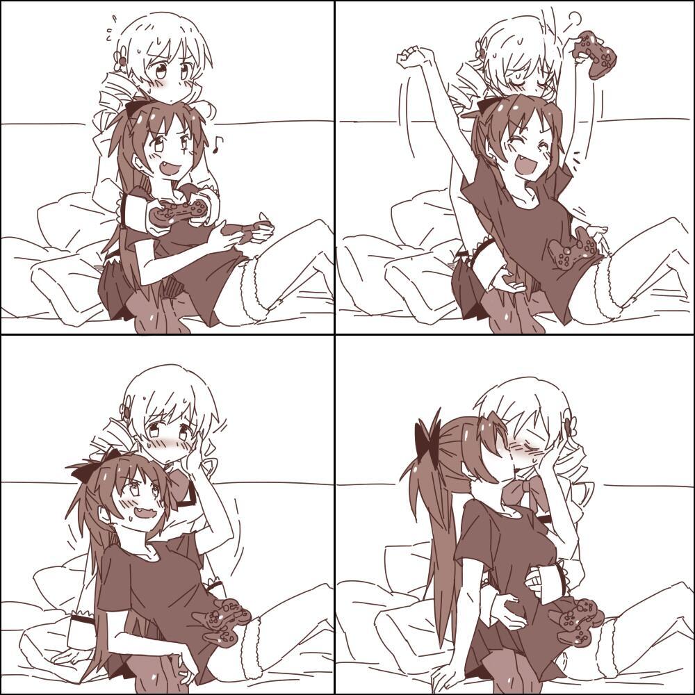 thekusabi:  「Punishment for losing?」 by ホパン 