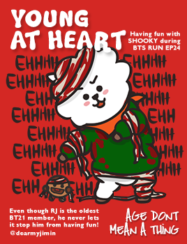 dearmyjimin:ʜᴀᴘᴘʏ ʙɪʀᴛʜᴅᴀʏ ʀᴊ BT21′s member RJ (read: BTS’ member Kim Seokjin) was 