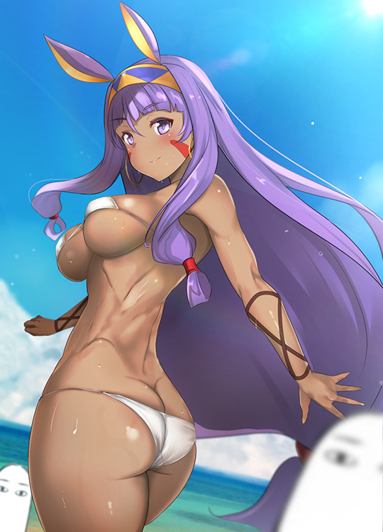a-titty-ninja: 「ファラオ・ビーチ」 by ウンツエ | Twitter ๑ Permission