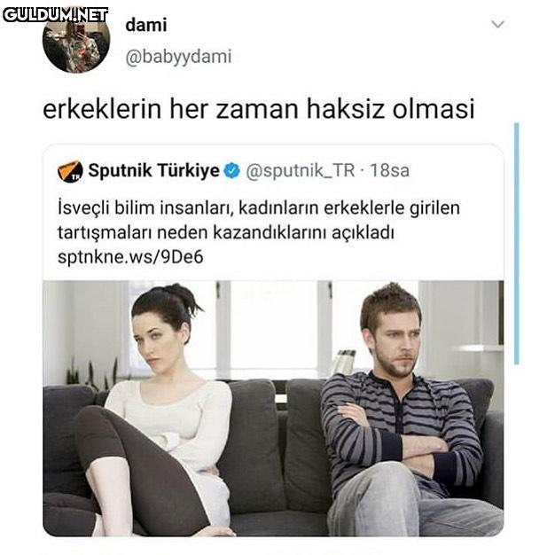 Cevabı hanımefendi vermiş...