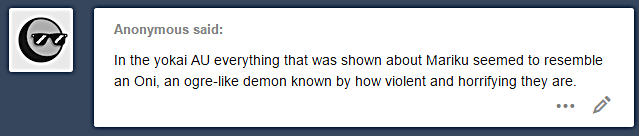 milliekou:  I thought of that too especially with the horns… although he is less “hideous”