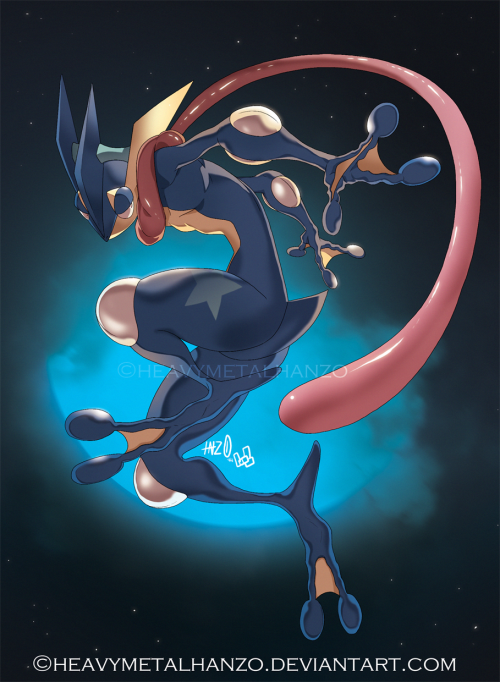 heavymetalhanzo:  Greninja appears!\m/ ©Nintendo 