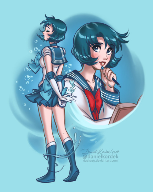 daekazu:Sailor Mercury was always my fav sailor warrior. ;]It was cool to drew her once more!4/365