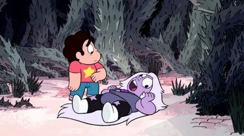 dat amethyst be flashing her jewels to a kid :T