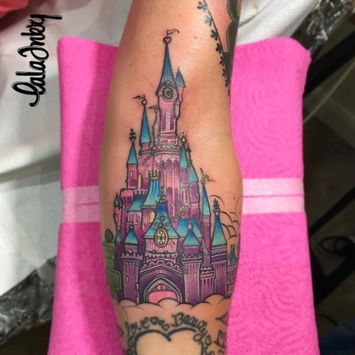 Kawaii Disney castle! Done over 2 sessions, more to come next year! On the amazing @getjinfit. Thank