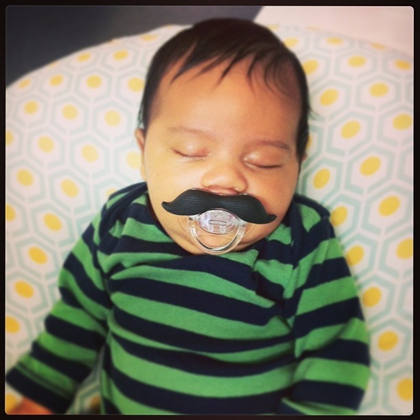 The gentleman mustachifier makes me smile. Love testing things we carry!! #lookslikeluigi #mariobros (at Prim & Proper)