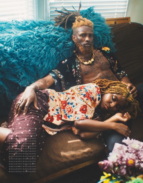 locsofpoetry:My golden love (@rongriswell on IG) and I did a photo shoot. This was the result.Shot b