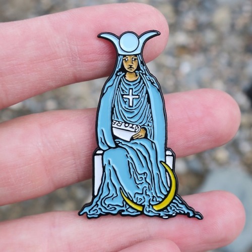 sosuperawesome: Tarot Card Art Enamel Pins Shining Moon Studio on Etsy See our #Etsy or #Enamel Pins