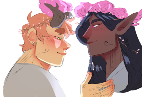 saltylenpai:doodled some flower gays