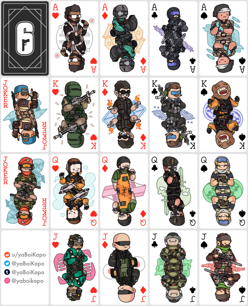 r6 poker deck