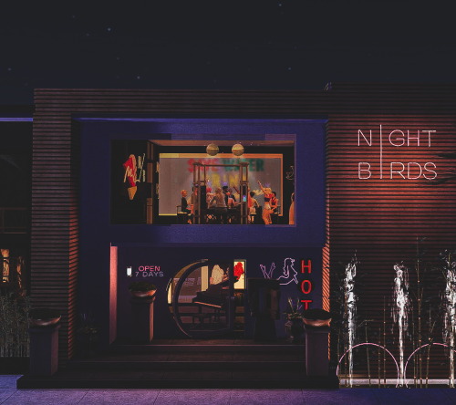 NIGHT BIRDS [ Night Club Community Lot ] I never really build like a night club before because I hav