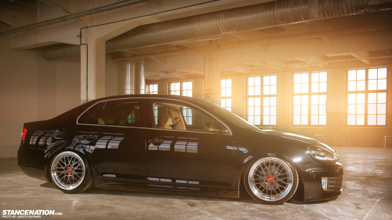 ferrarimike458:  Volkswagen MK5 Jetta on BBS LM128 wheels. Front-end conversion: