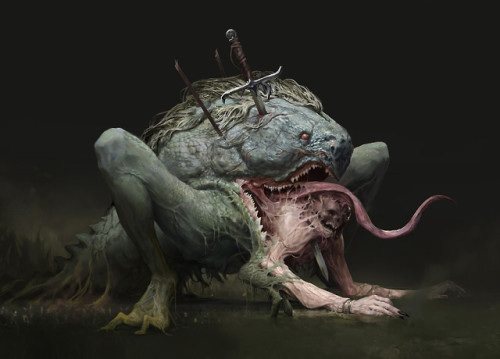 Toad (Undigested)  Maciej Janaszek www.artstation.com/artwork/VdDzwR