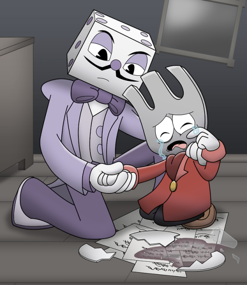 missd476: Just Forkington having a real bad day and King Dice comforting him Keep reading Forkington