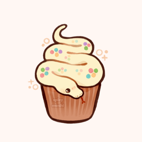 spicymochi:cupcake snake 
