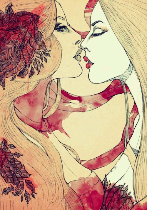Lesbian fantasy #lesbian fan art
