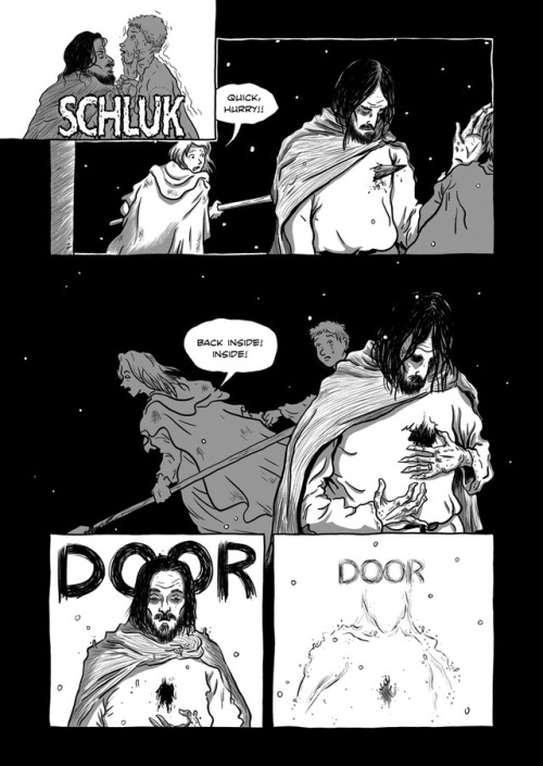 The Corpse Door Page 7. Updates every Tuesday - with a little bit of commentary over on the main sit