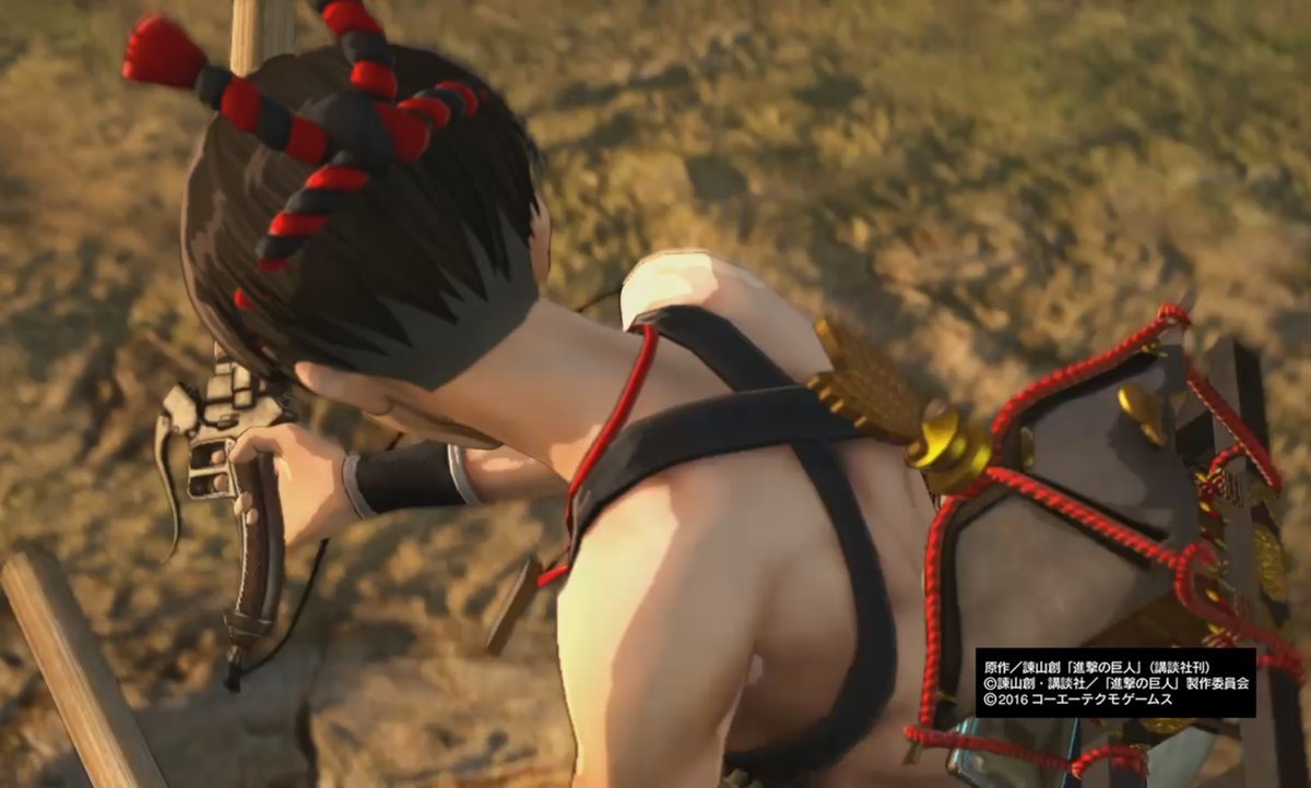 Levi in his “Festival” DLC costume in the KOEI TECMO Shingeki no Kyojin Playstation