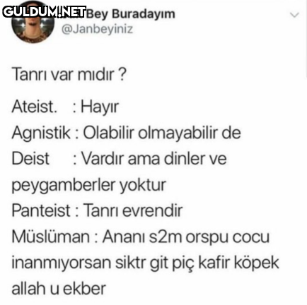 Jan Bey Buradayım...