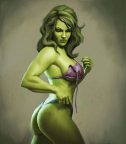 comicbookartwork:  She Hulk