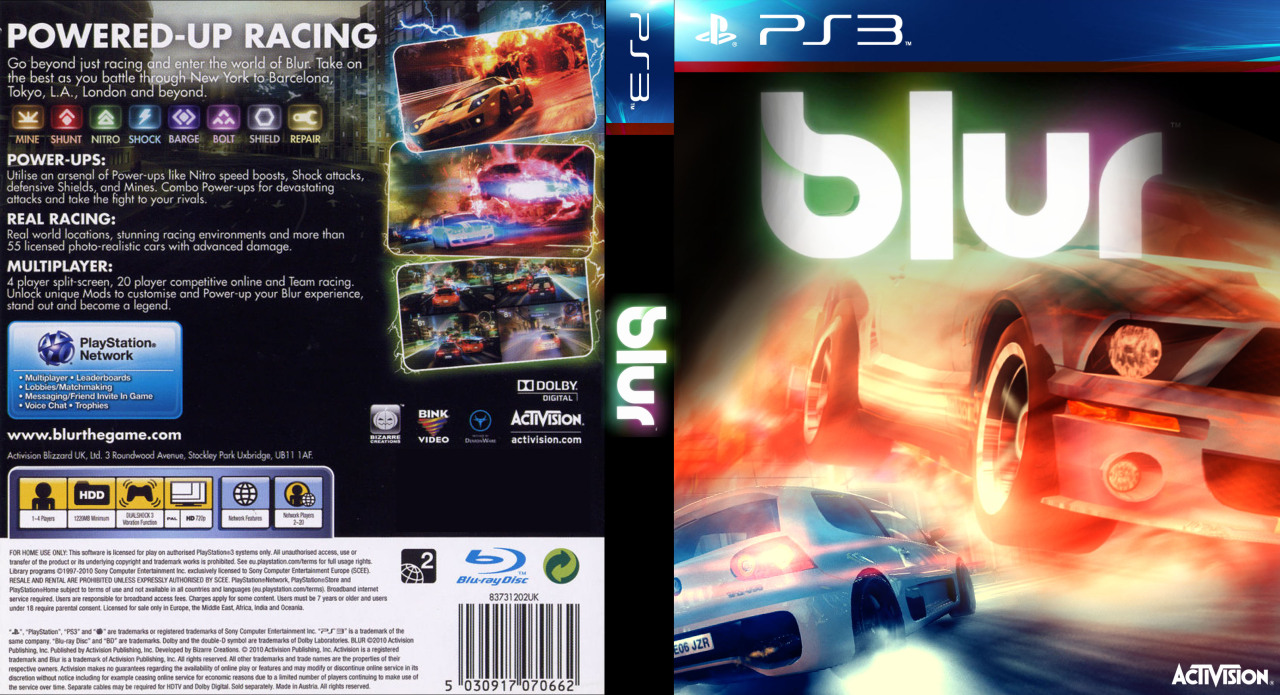 Blur (Seminovo) PS3  Zilion Games e Acessórios