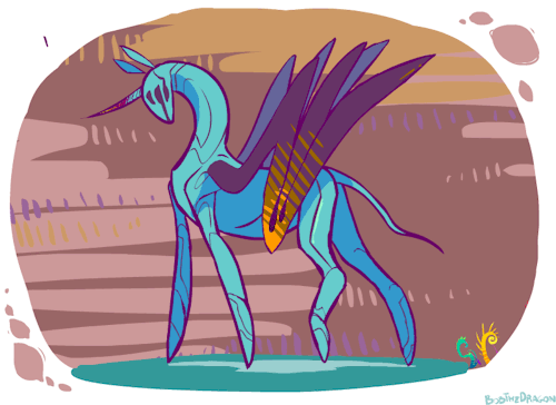 bobthedragon:The Unicorn God: Creator of Color!a few of my friends have seen this in progress, and I